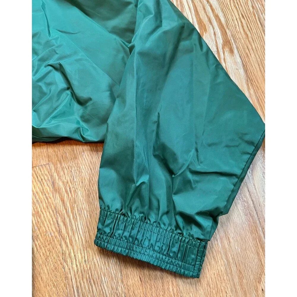 Vintage Adidas Windbreaker Jacket Medium Green